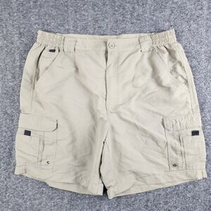Worldwide Sportsman Cargo‎ Shorts Mens 40 Khaki Tan Fishing Hiking 616WW31610B